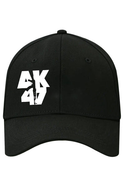 Шапка с козирка AK47 3D Лого Black - Fitness Drehi