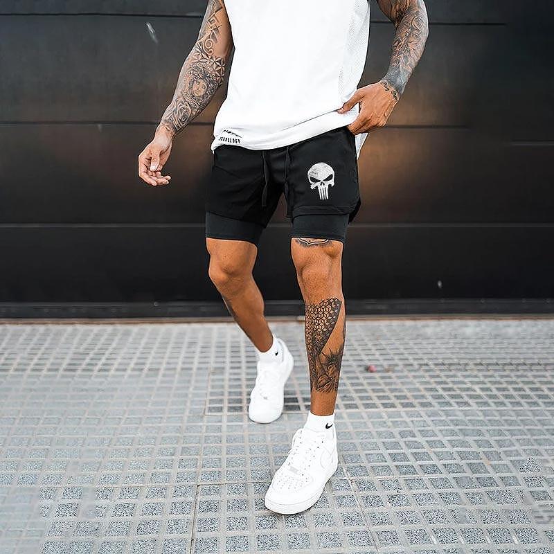 Шорти Fitness Premium Skull n