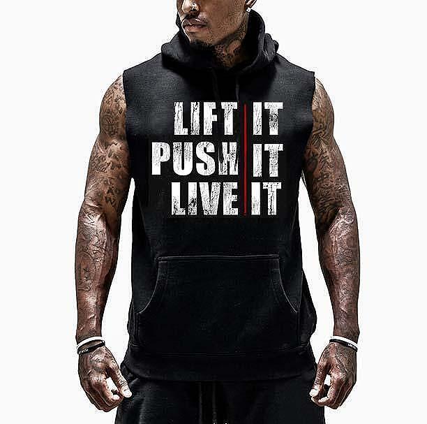 Суичър без ръкави Lift Push Live