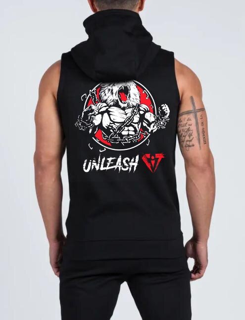 Суичър без ръкави с цип UNLEASH