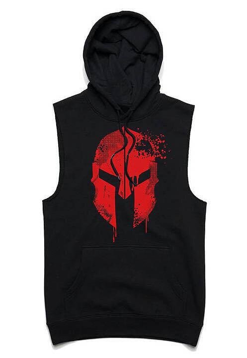 Суичър без ръкави Spartan Red - Fitness Drehi