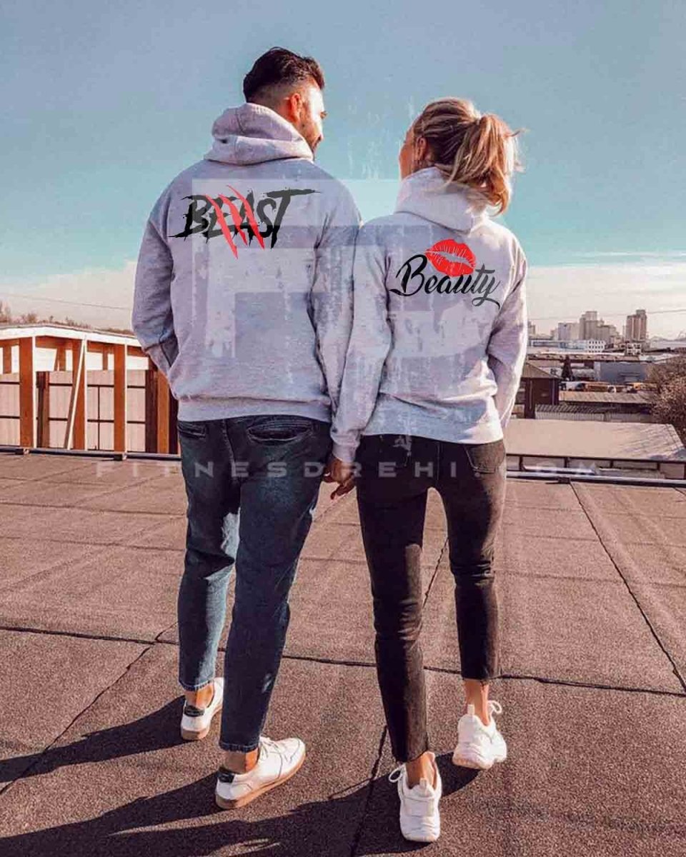 Суичъри за двойки Beast / Beauty - Fitness Drehi