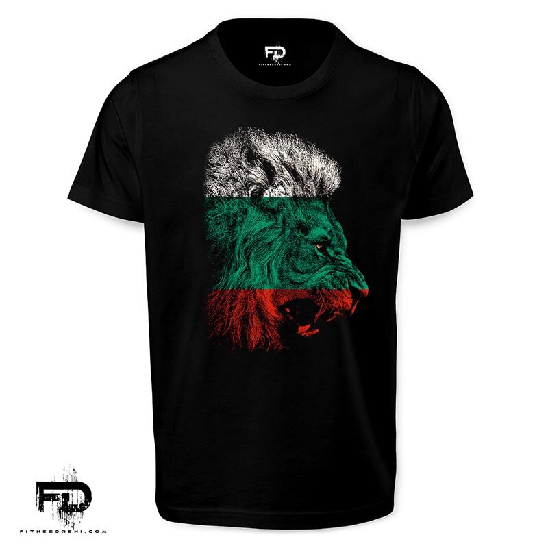 Тениска Bulgarian Lion 2 - Fitness Drehi