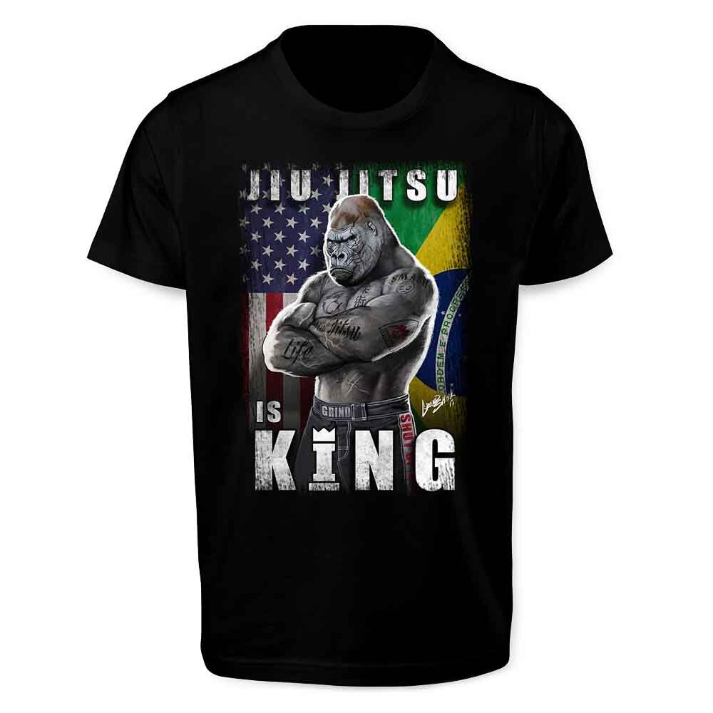 Тениска Jiu Jitsu is KING - Fitness Drehi