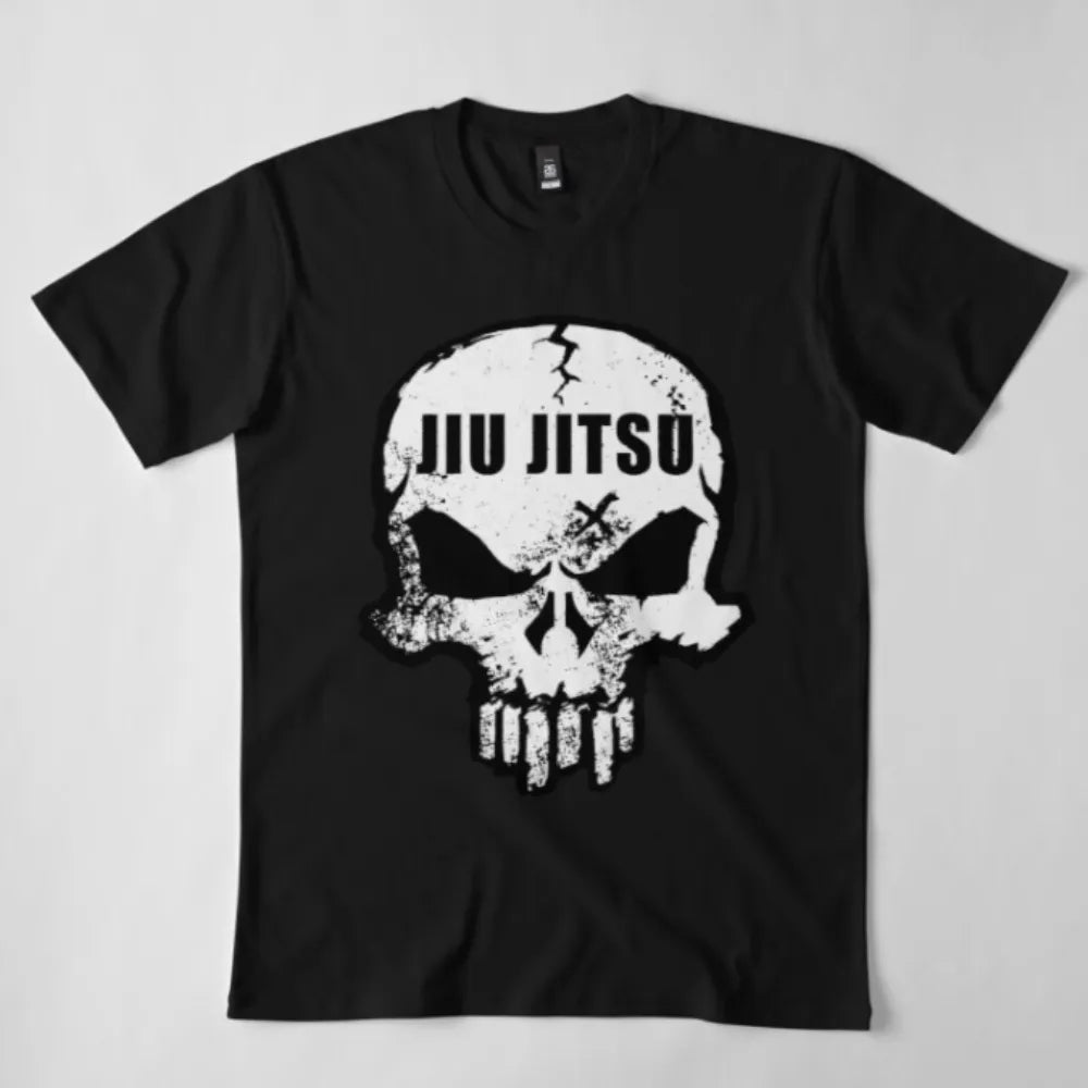 Тениска Jiu Jitsu Skull - Fitness Drehi