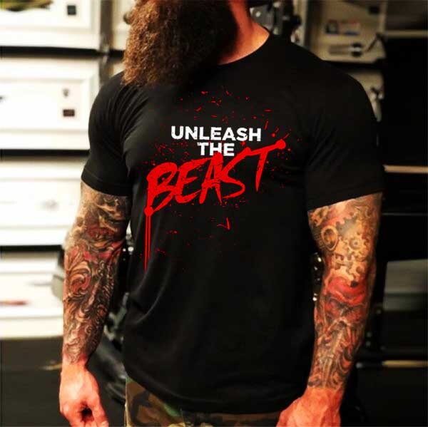 Тениска Освободи Звяра - Fitness Drehi
