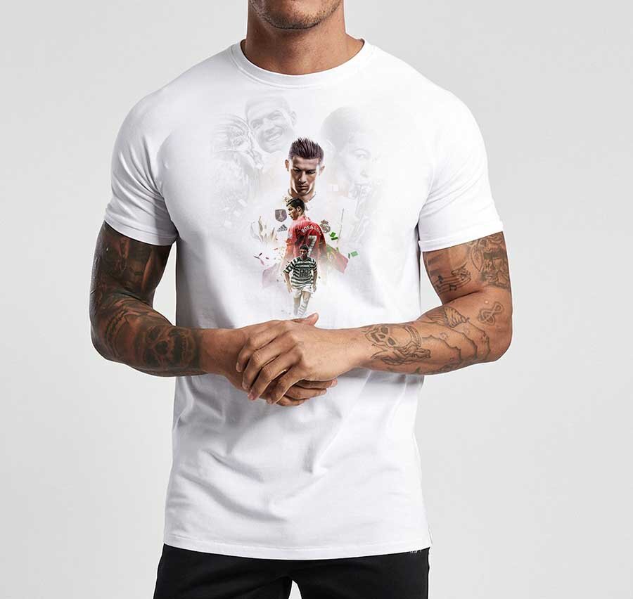 Тениска Роналдо 7 2 - Fitness Drehi