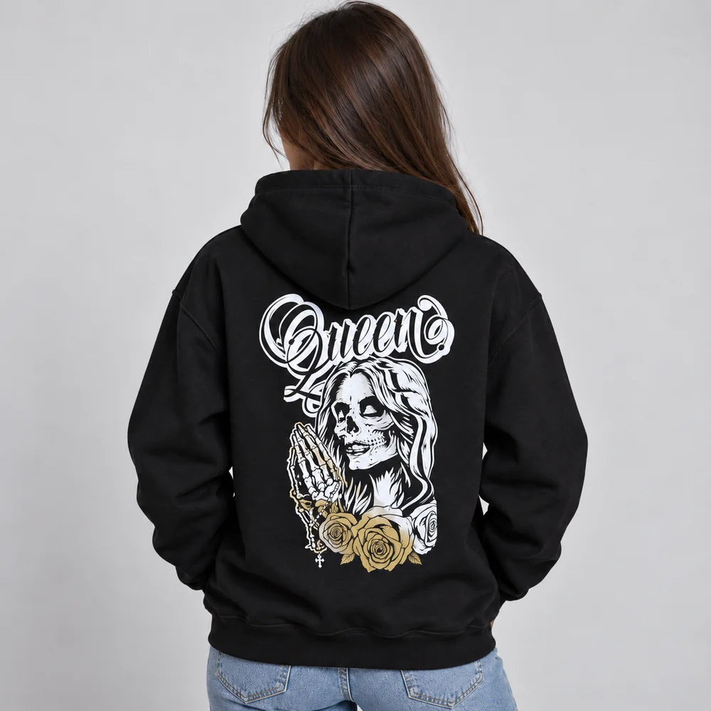 [OUTLET] Дамски Суичър Queen Skull [2XL] [M] [S]