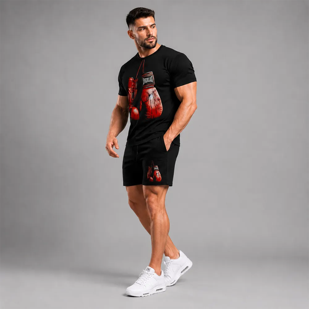 Къс Памучен Екип Boxing