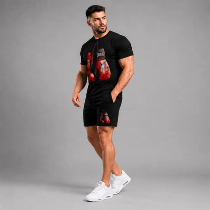 Къс Памучен Екип Boxing