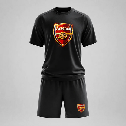 Къс Екип от Полиестер – Дишащ и Удобен Спортен Комплект Arsenal