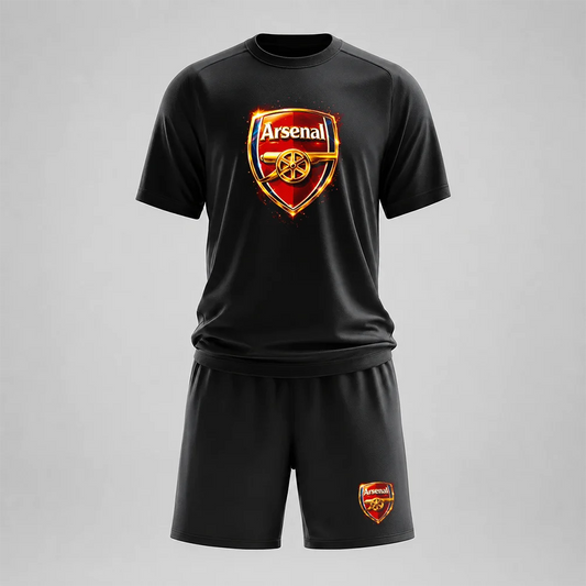 Къс Екип от Полиестер – Дишащ и Удобен Спортен Комплект Arsenal