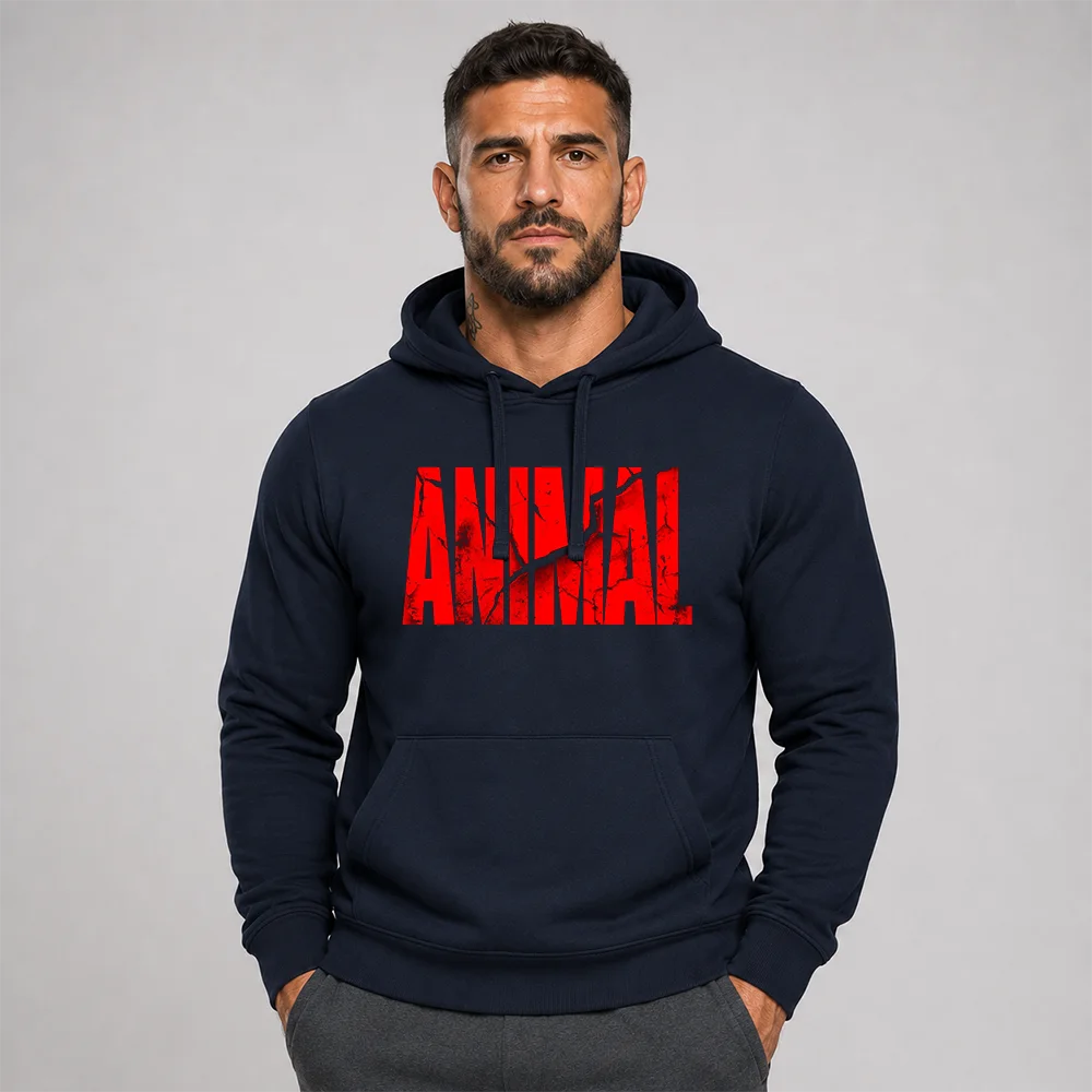 [OUTLET] Суичър Animal Тъмно Син