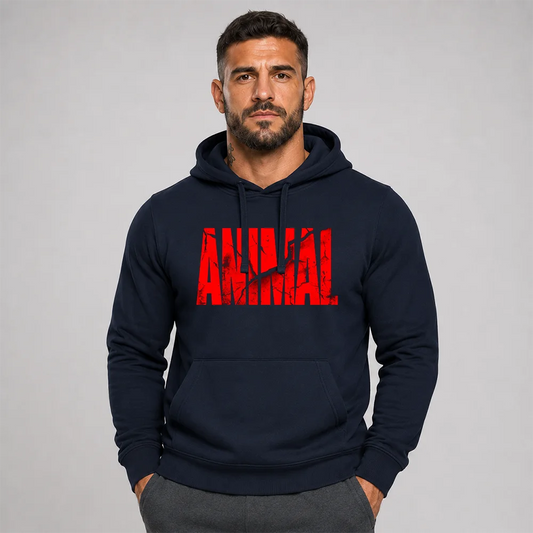 [OUTLET] Суичър Animal Тъмно Син