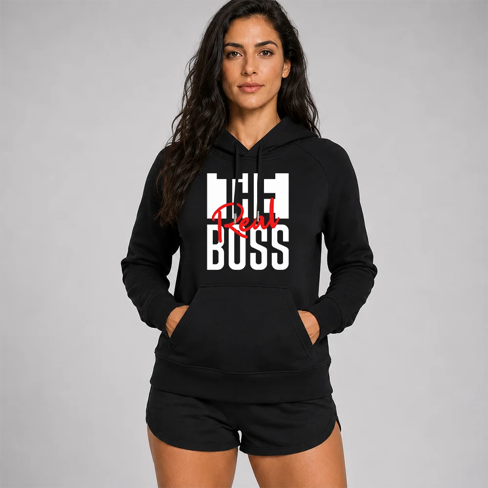 Дамски Суичър The Real Boss