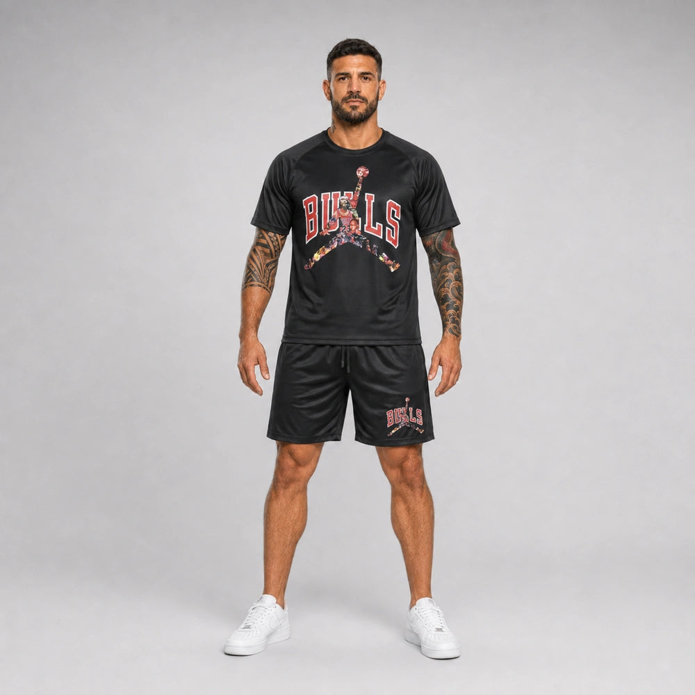 OUTLET Къс Екип от Полиестер Bulls [S]