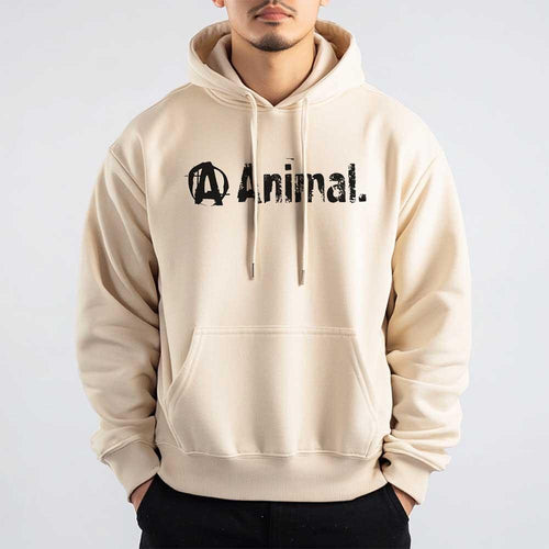 Мръсно Бял Суичър Animal Premium
