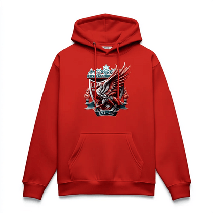 Червен Суичър Liverpool - Fitness Drehi