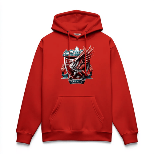Червен Суичър Liverpool - Fitness Drehi