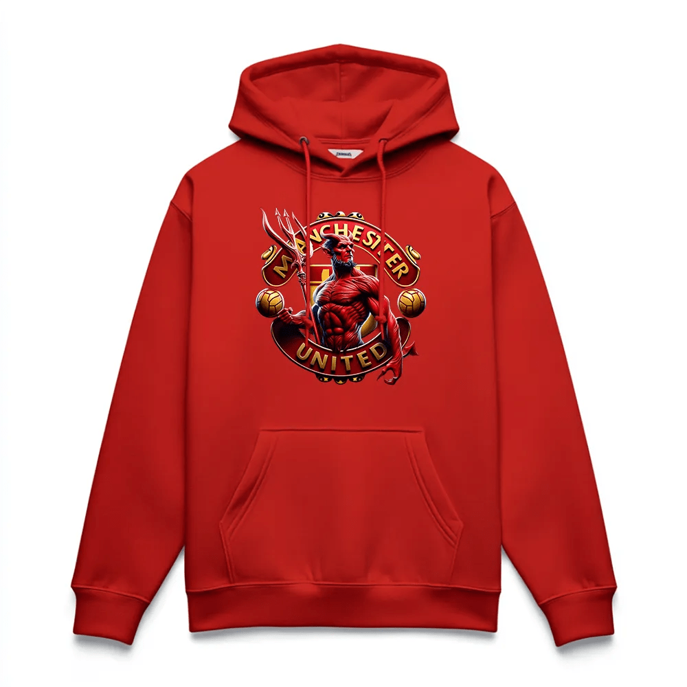 Червен Суичър Man United Red - Fitness Drehi
