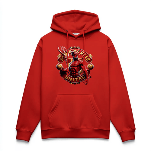 Червен Суичър Man United Red - Fitness Drehi