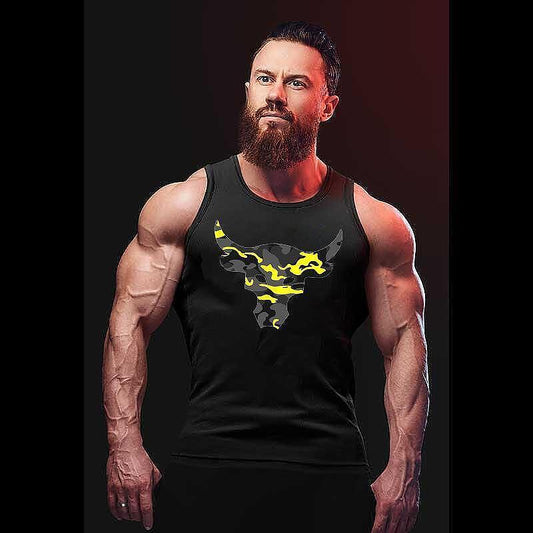 Classic Потник Yellow Camo Bull - Fitness Drehi