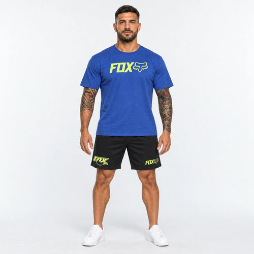 OUTLET Къс Памучен екип с тениска и шорт Foo Gr [XL]