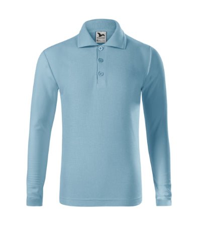 Детска Polo тениска с дълъг ръкав - Училищна униформа - Fitness Drehi