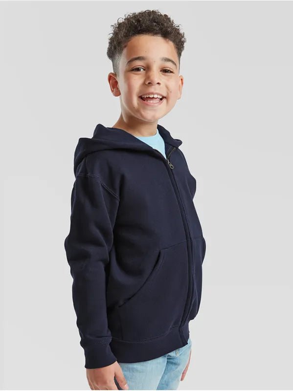 Детски суичър с цип - Подходящ за училищна униформа 2 - Fitness Drehi