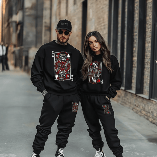 Два броя Мъжки и Дамски Екипи за двойки King and Queen - Fitness Drehi