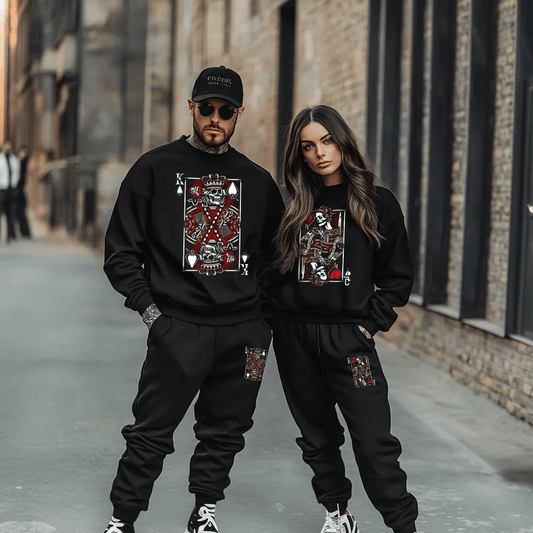 Два броя Мъжки и Дамски Екипи за двойки King and Queen - Fitness Drehi