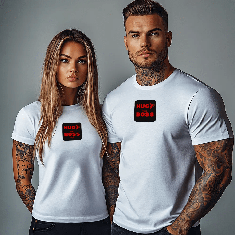 Два броя тениски за Мъж и Жена The Boss 2 - Fitness Drehi