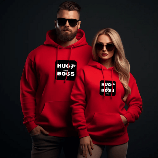 Два броя УНИСЕКС Суичъри The Boss Red 2 - Fitness Drehi