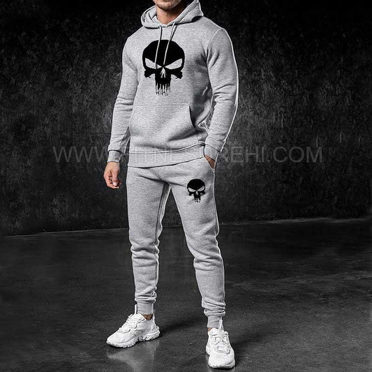Екип Skull Premium Сив - Fitness Drehi