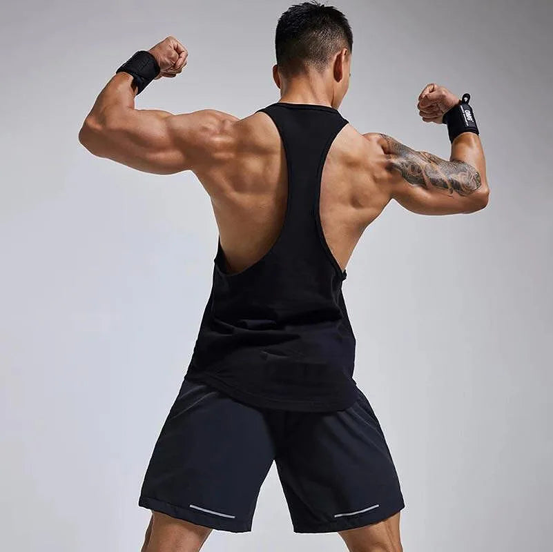Фитнес потник с изрязан гръб Kill your Workout