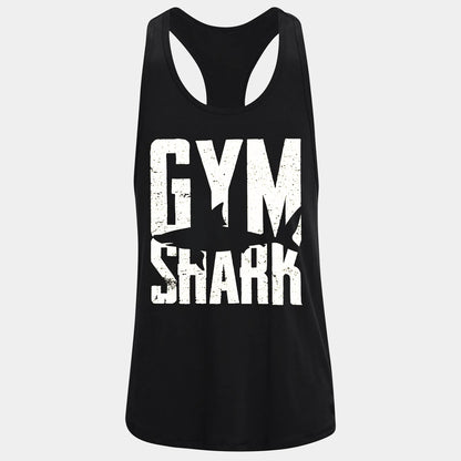 Фитнес потник с изрязан гръб Shark
