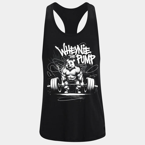 Фитнес потник с изрязан гръб Wheynie the Pump