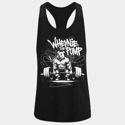 Фитнес потник с изрязан гръб Wheynie the Pump