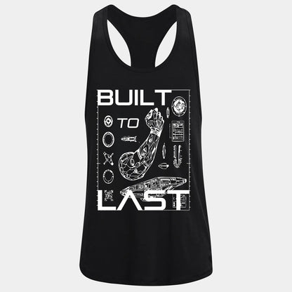 Фитнес потник с изрязан гръб Built To Last
