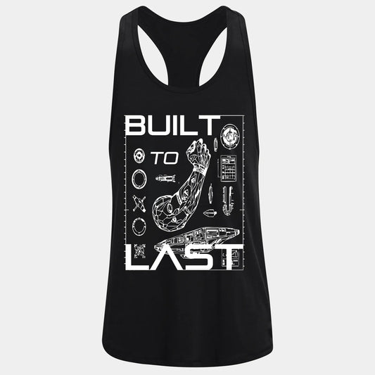 Фитнес потник с изрязан гръб Built To Last