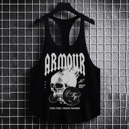 Фитнес потник с изрязан гръб Armour