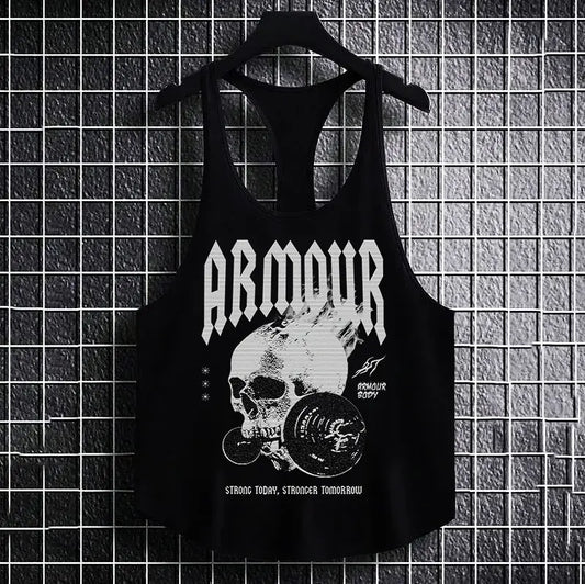 Фитнес потник с изрязан гръб Armour