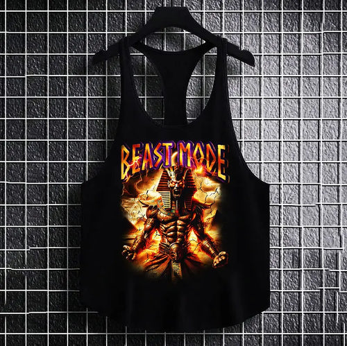Фитнес потник с изрязан гръб BeastMode Py