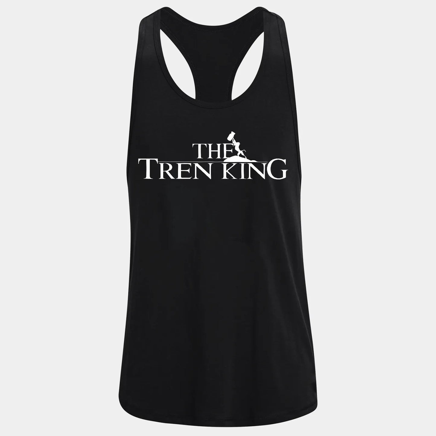 Фитнес потник с изрязан гръб The Tren King