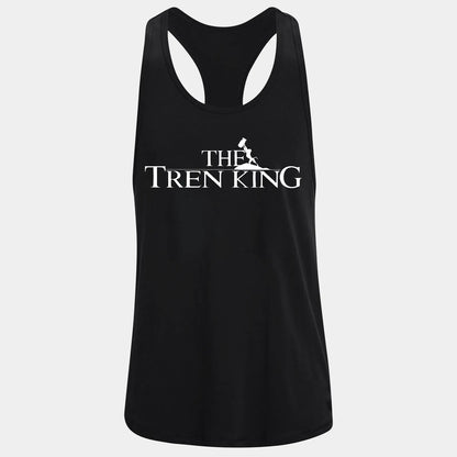 Фитнес потник с изрязан гръб The Tren King
