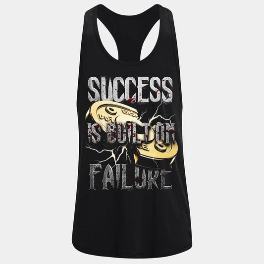 Фитнес потник с изрязан гръб Success
