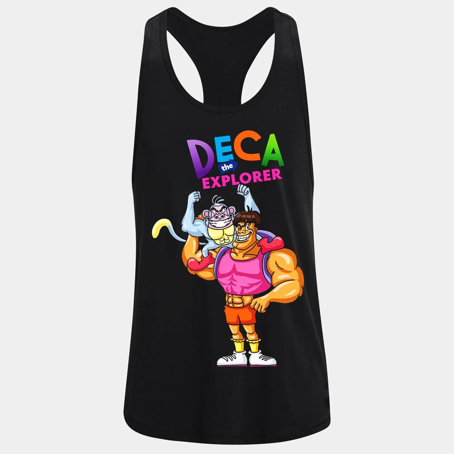 Фитнес потник с изрязан гръб Deca