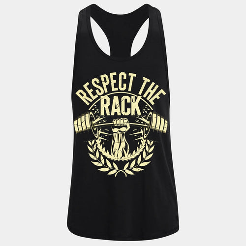 Фитнес потник с изрязан гръб Respect the Rack
