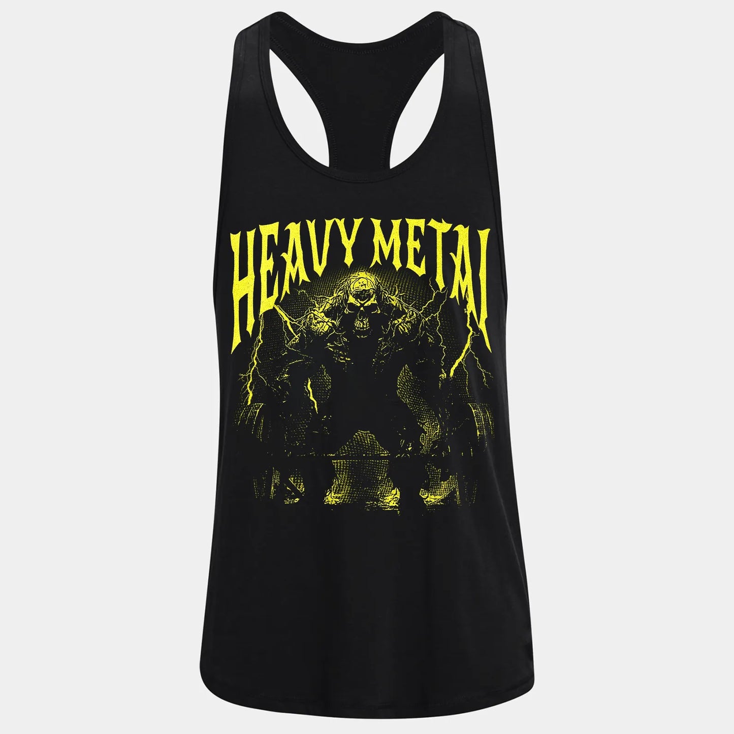Фитнес потник с изрязан гръб Heavy Metal