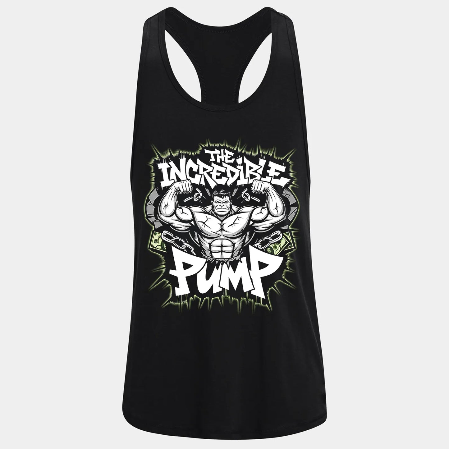 Фитнес потник с изрязан гръб The Incredible Pump 2